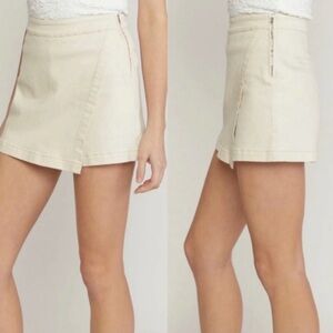 NWT Entro Zip Side Denim Skorts